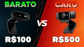 Webcam Barata vs Webcam Cara | Ecam X vs Logitech C922 - Comparativo 1080p