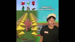 Steal a Brainrot Player Tries Grow a Garden PT 2 fr #shorts #viral