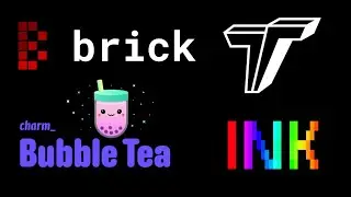 TUI frameworks: Brick,Textual, Bubble Tea, Ink