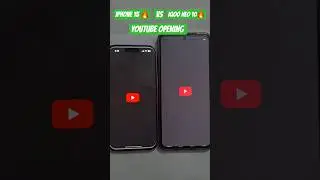 iphone 15 🔥 vs iQoo neo 10 🔥 YouTube opening challenge! who will won??#iphone15#iqooneo10#apple#vivo