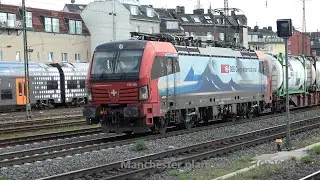 #SBB Swiss Cargo Class 193465 Seen Working Liner Freight Train Passing @Koln West On The 06/06/2025
