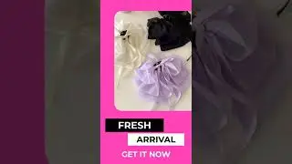 New Bow Floating Ribbon Grip Clip Girls Elegant Ponytail Braid Claw Clip Retro Luxury Female Hair...