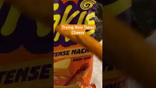 Trying New Taki Cheese Flavor