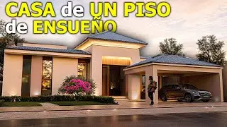 CASA estilo NEO CLÁSICA con IMPACTANTE INTERIOR