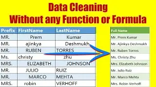 Data Cleaning With Power Query /  बिना किसी Function or Formula के