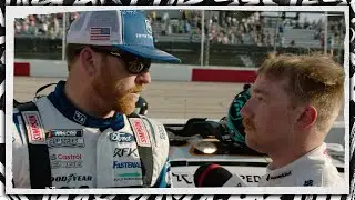 Exclusive angle of Buescher vs. Reddick at Darlington | NASCAR