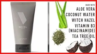 Bevel Face Wash with Tea Tree Oil, Witch Hazel and Aloe Vera to Cleanse, Hydrate and Brighten Skin,