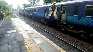 2J27 East Kilbride-Glasgow Central 156509+156433 arriving into Pollokshaws west 23/6/23