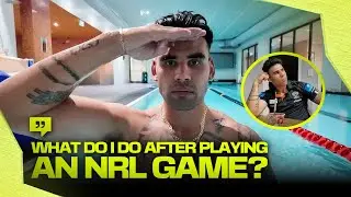 What do I do after playing an NRL game? | Vlog 016