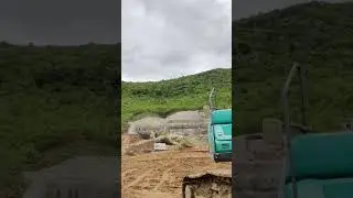 Blasting of the hard rock |#blasting #blaster #blastoise #youtubeshorts #tunnel #slopestabilization