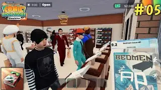 NEW COSTUME  BOOKS! IN MY COMIC BOOK STORE SIMULATOR || #05