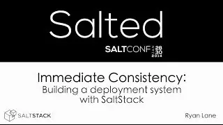 SaltConf14 - Ryan Lane, Wikimedia - Immediate consistency with Trebuchet Deploy and SaltStack