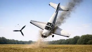 Plane Crash Seconds Before Impact: Caught on Camera in Real Time