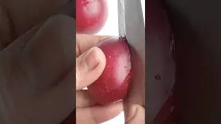 Plum #alubukar #redplum #friutcutting #aloobukar #eating