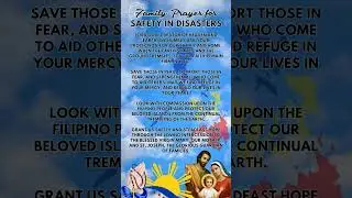 Family Prayer for Safety in Natural Disasters | Protection for Filipino Homes and Families