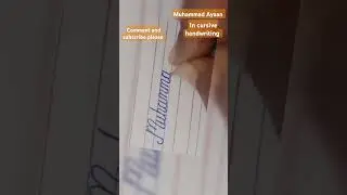 right Mohammed Ayaan in cursive handwriting