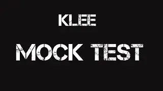 Klee|| MOCK TEST