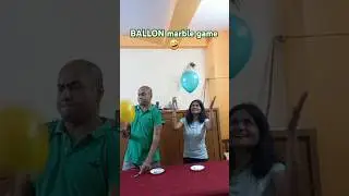 BALLON marble game 🤣🤣🤣 #husbandwifecomdey #game #comedy #funny #entertainment #trendingshorts