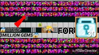 BUYING 3MILLION GEMS! ( FOR 30DLS! ) OMG! - Growtopia