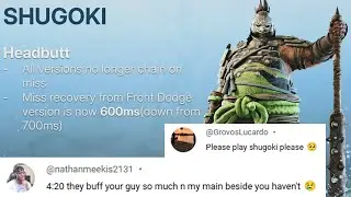 They Dont Buff Shugoki But Nerf Him More