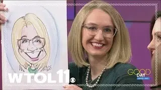 Caricature artist Rob Brown sketches the Good Day crew | Good Day on WTOL 11