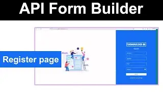 API Form Builder register page | python form builder |  form builder sofware