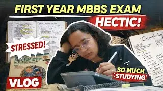 FIRST YEAR MBBS EXAMS 📚🫶 STUDY VLOG// back to back exams, Enjoying Mela🎡, Going back Home🏡,MBBS Vlog