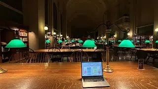 Studying in the Library at Night ☾ | Sad Light Academia Study Playlist