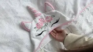 Kids Hooded Bath Towel - Blue Mermaid -  Unicorn