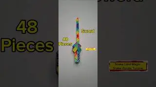 #Shorts - Sword - 48 pieces magic snake puzzle #toys #diy #snakecube #educationaltoys