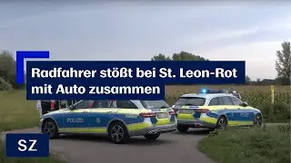 Unfall zwischen Radfahrer und Pkw bei St.Leon-Rot