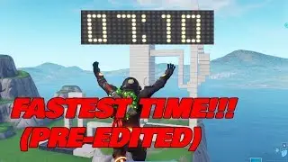 Mongraal Edit Course Fastest Possible Time!!!
