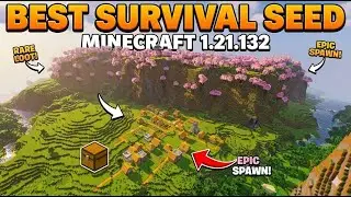 🔥Ultimate [God Seed] For Minecraft 1.21 Bedrock & PE | Five Blacksmith Village Seed Bedrock 1.21.132