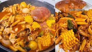 How to make seafood boil |The best Seafood Boil Pasta|Easy Seafood boil Recipe,#yt #seafood #viral  
