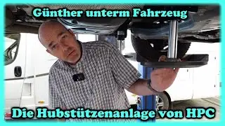 Mit dem Wohnmobil abheben! - Auftragsbegleitung Einbau einer Hubstützenanlage