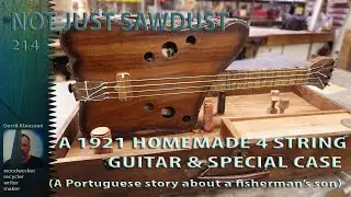 A 1921 homemade 4 string guitar and special case! A true Portuguese story!