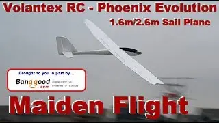 Volantex RC - Phoenix Evolution - 1.6m/2.6m Sail Plane - Maiden Flight