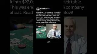 Ceo saved FedEx with a big blackjack win! #shorts #fedex #bedifferent #business #blackjack