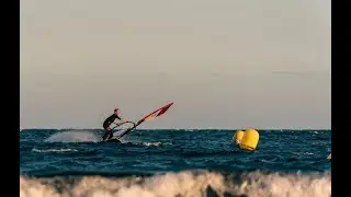 Windsurfing in rough and choppy water: Rytis Vlog 05