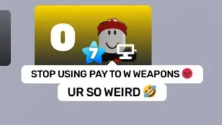 When your opponent calls you P2W in Rivals...