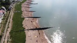 Whitstable Beach in the Afternoon- Part-1 - Amazing Aerial Drone Shots -  Kent, UK- Gaurav's Travels