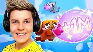 От НУБА до ПРО и ХАКЕРА в BUBBLEGUM SIMULATOR INFINITY!! Prezley
