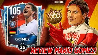 PROBAMOS A MARIO GOMEZ HEROES !!! ESTA CARTA EST&Aacute; MUY CHETADA !!! REVIEW EN 105 GRL ! FIFA 22 MOBILE