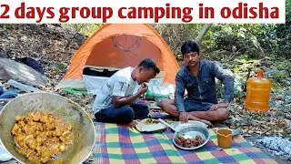 2 days group camping/mountain forest in odisha