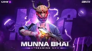 Grandmaster  Live Rank Push ❤️-  Free Fire Telugu Live  - Munna Bhai #MBG