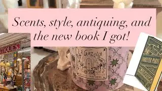 Candles, outfit of the day, antiquing, and the new book I got! 