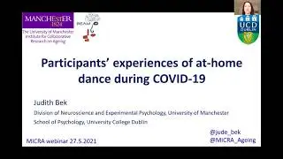 MICRA Webinar: Moving online: Digital dance programs for older adults and people with Parkinson&rsquo;s