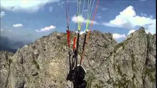 Flight from Stoderzinken via Kammspitze and Grimming to Irdning, Dachstein area, Austria