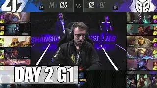 CLG vs G2 eSports | Day 2 Mid Season Invitational 2016 | CLG vs G2 MSI 1080p