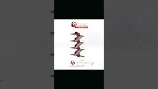 One of our creations - a stunning staircase and handrail meticulously modelled on Solidworks!